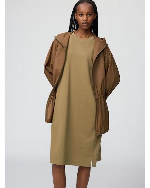 Uniqlo Natural Airism Cotton Relaxed Dress (Short Sleeve)