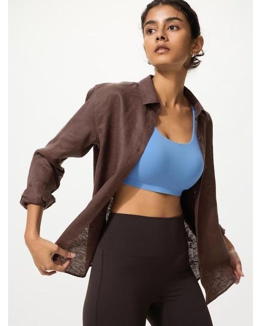 Uniqlo Blue Wireless Bra (Active)