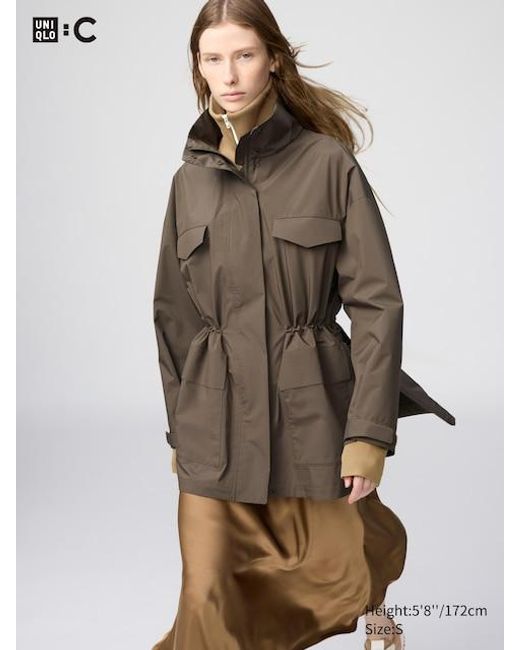 Uniqlo Brown Utility Short Coat (Relaxed)