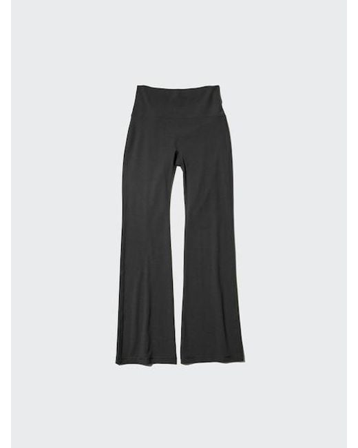 Uniqlo White Ultra Stretch Active Flare Leggings