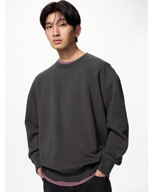 Uniqlo Gray Sweatshirt for men