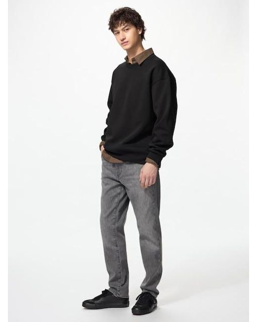 Uniqlo Gray Ezy Jeans for men