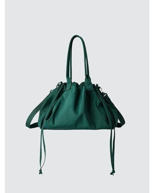 Uniqlo Green Drawstring Bag