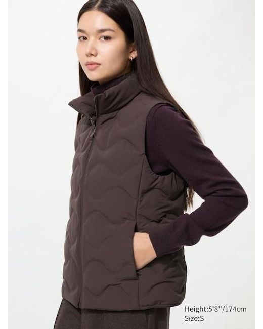 Uniqlo Brown Puffertech Seamless Vest
