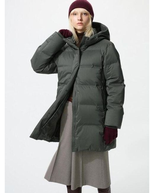 Uniqlo Seamless Down Donsjack in het Gray