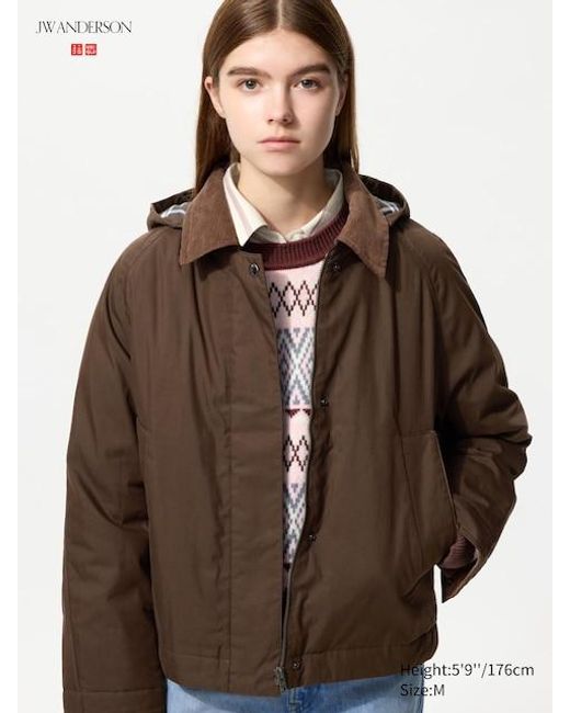 Uniqlo Brown Puffertech Short Jacket