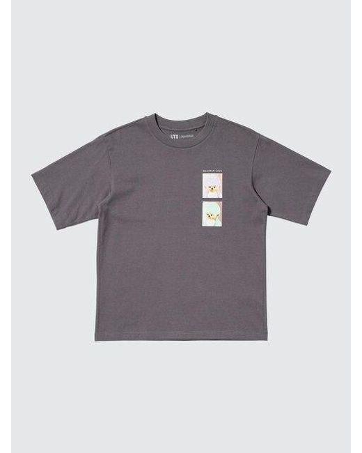 Uniqlo Gray Monchhichi Ut Graphic T-Shirt