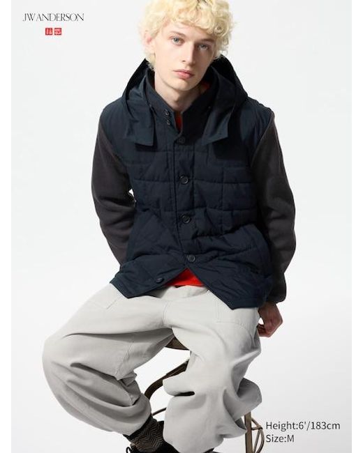 Uniqlo Jacke (Gesteppt) in Blue für Herren