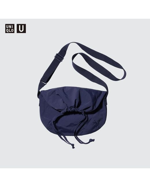 Uniqlo Blue Tasche mit kordel (klein)