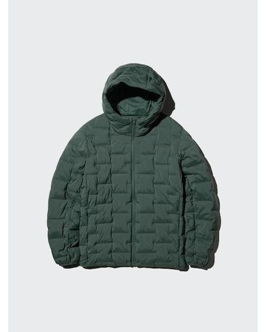 Uniqlo Green Puffertech Parka for men