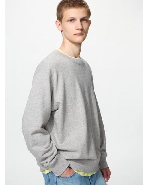Uniqlo Gray Sweatshirt for men