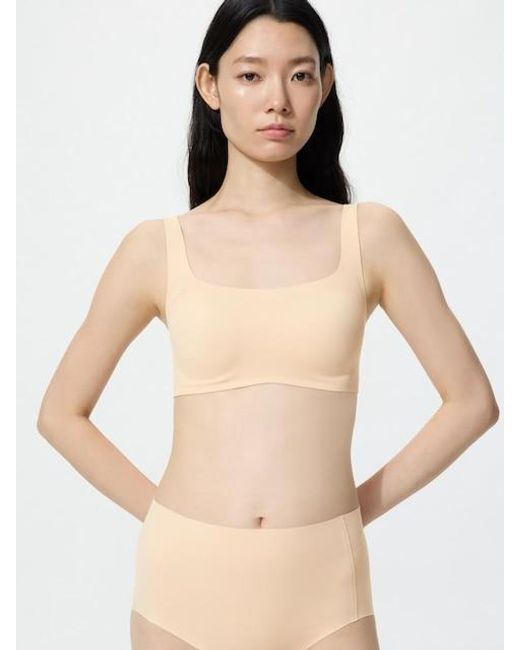 Uniqlo White Wireless Bra (Relax)