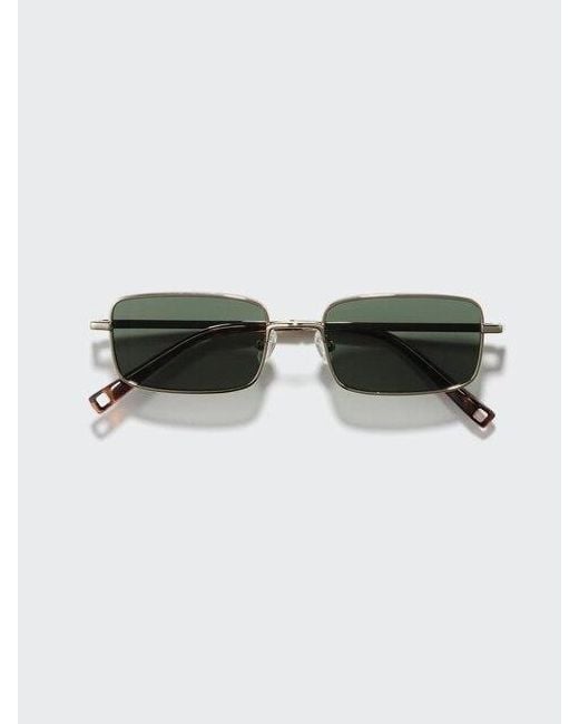 Uniqlo Black Sunglasses (Rectangle, Metal)