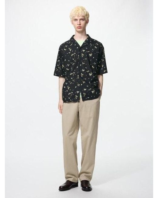 Uniqlo Natural Stretch Easy Ankle Trousers (Longer) for men