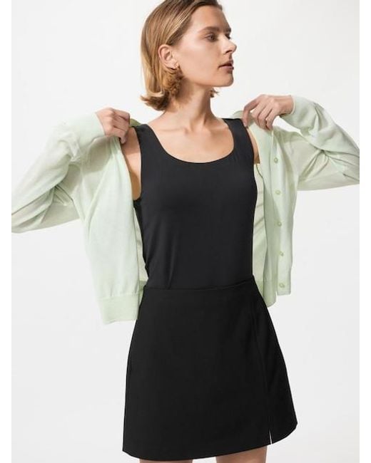 Uniqlo Black Airism Sleeveless Bra Top