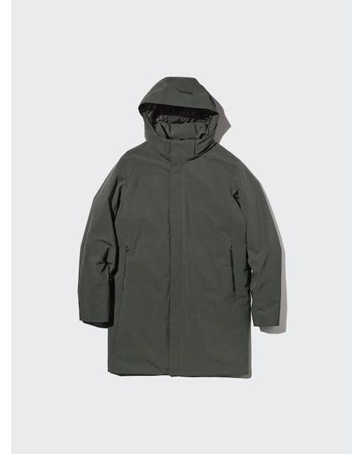 Uniqlo Black Hybrid Down Coat for men