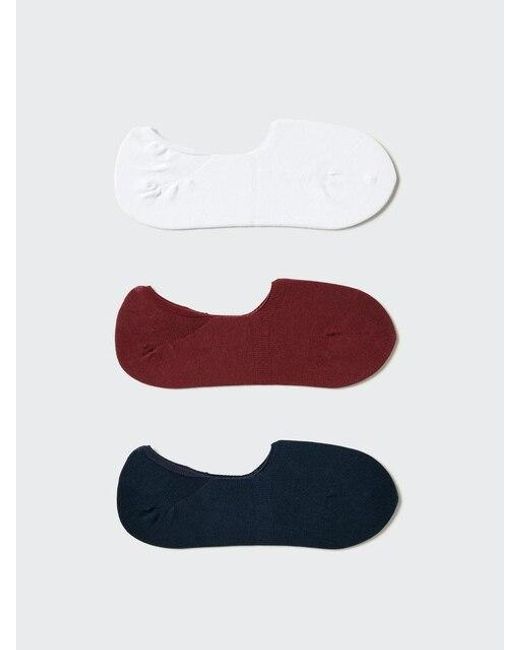 Uniqlo White No-Show Socks (3 Pairs)