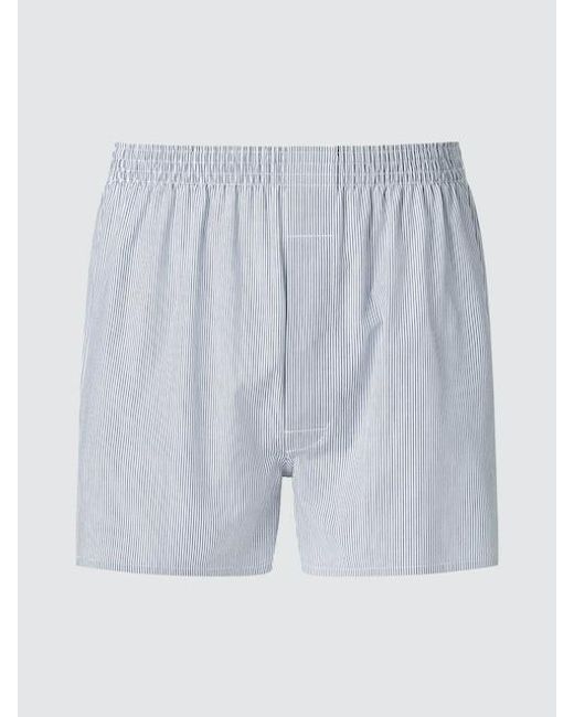 Uniqlo Blue Woven Trunks (Striped) for men