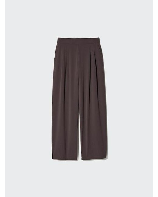 Uniqlo Multicolor Ultra Stretch Uv Protection Active Wide Trousers
