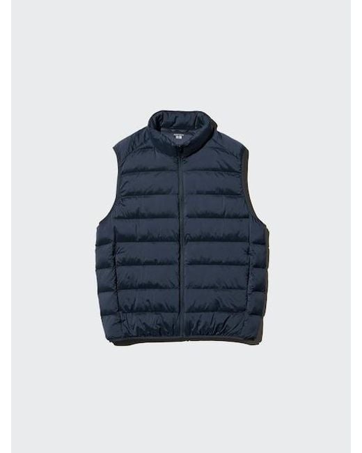 Uniqlo Blue Puffertech Vest for men