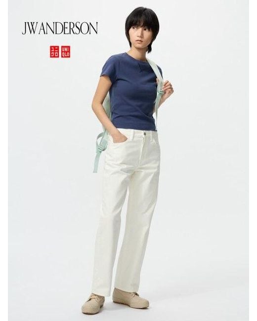 Uniqlo Blue Straight Jeans