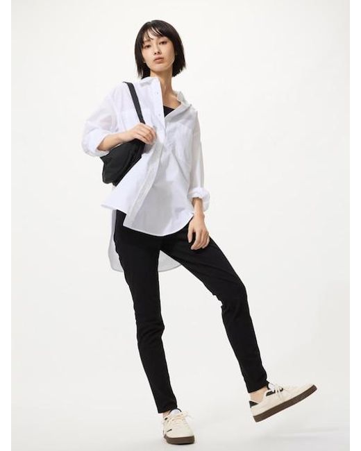 Uniqlo White Ultra Stretch Leggings