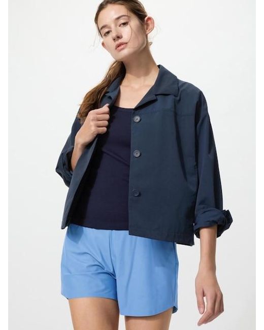 Uniqlo Blue Ultra Stretch Active Shorts