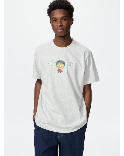 Uniqlo White Manga 100Th Ut Graphic T-Shirt (Coji-Coji) for men