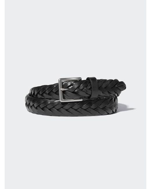 Uniqlo Ledergürtel (Breitgeflochten) in Black für Herren