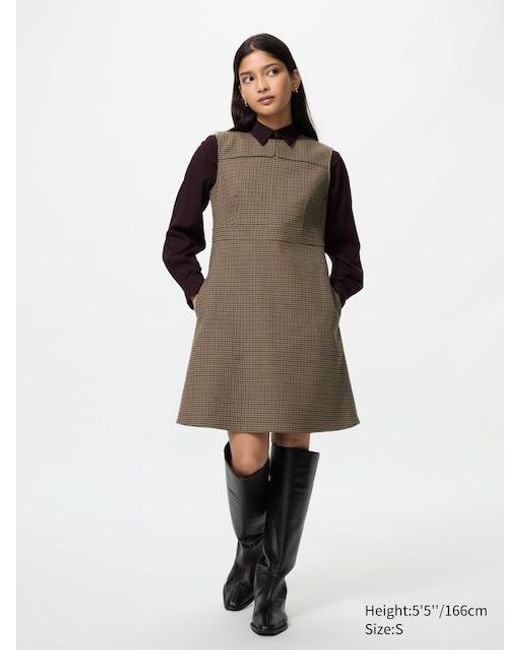 Uniqlo Natural Minikleid (Nahtlos)