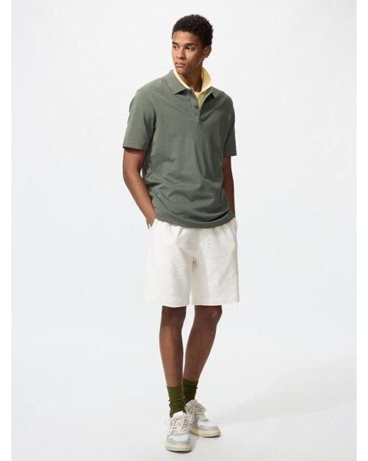 Uniqlo Green Ultra Stretch Sweat Shorts