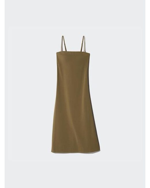 Vestito Con Reggiseno Airism Cotone di Uniqlo in White