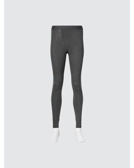 Uniqlo Gray Heattech Leggings for men