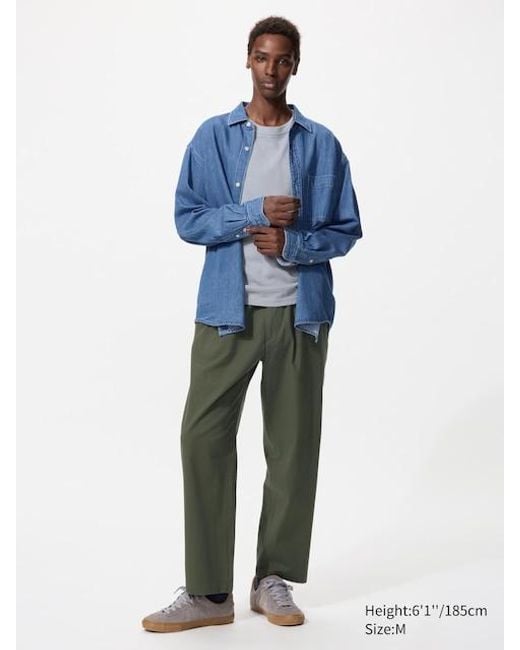 Uniqlo Easy 7/8 Hose (Stretch) in Blue für Herren