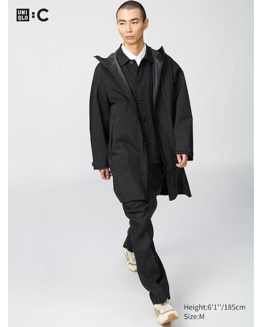 Uniqlo Black Blocktech Coat for men