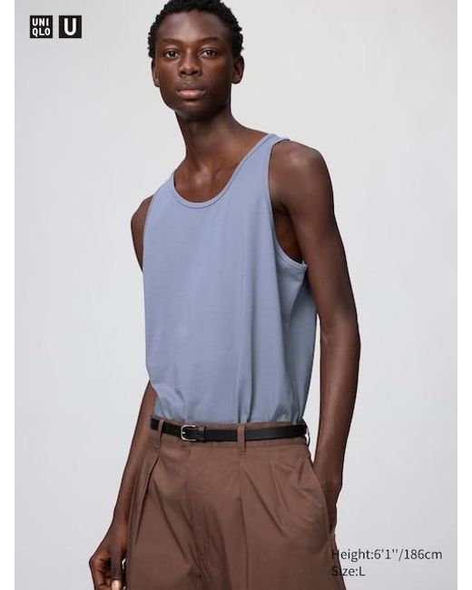 Uniqlo Blue Vest Top for men