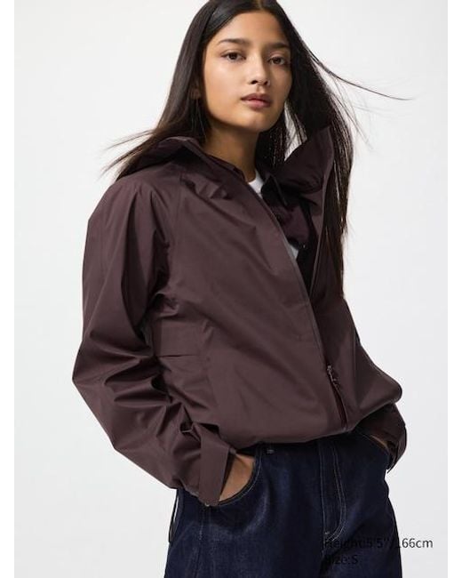 Parka Blocktech Uniqlo de color Brown
