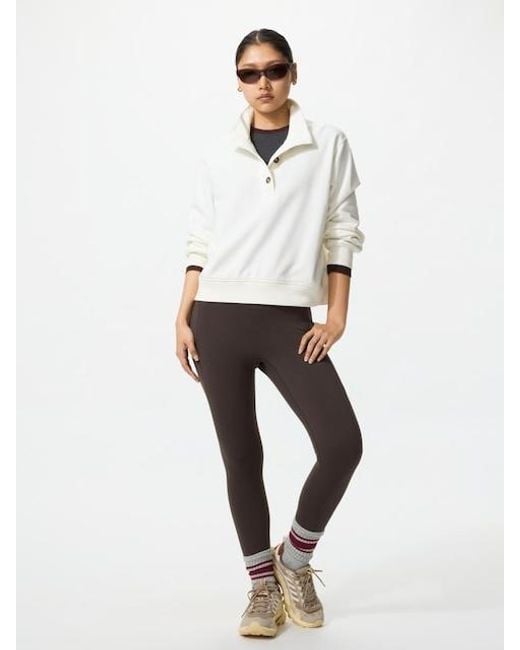 Uniqlo White Ultra Stretch Active Leggings