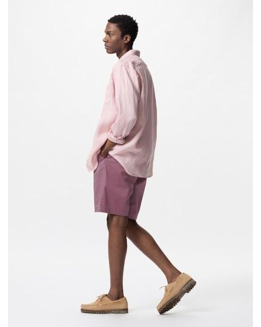 Pantalón Corto Confort Elástico Uniqlo de hombre de color Pink