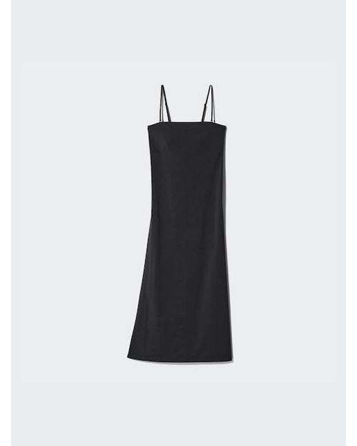 Uniqlo White Airism Baumwolle Bh-Schlauchkleid