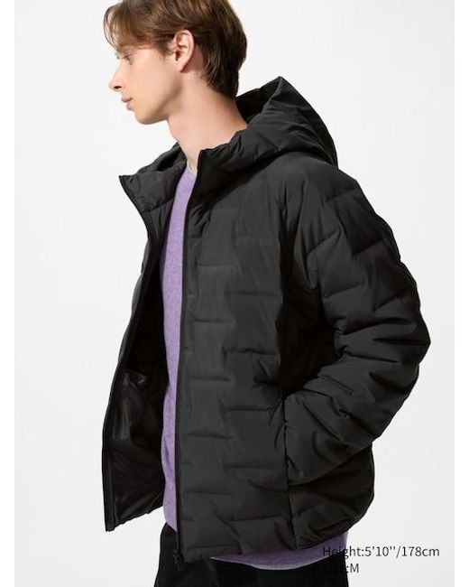 Uniqlo Black Puffertech Parka for men