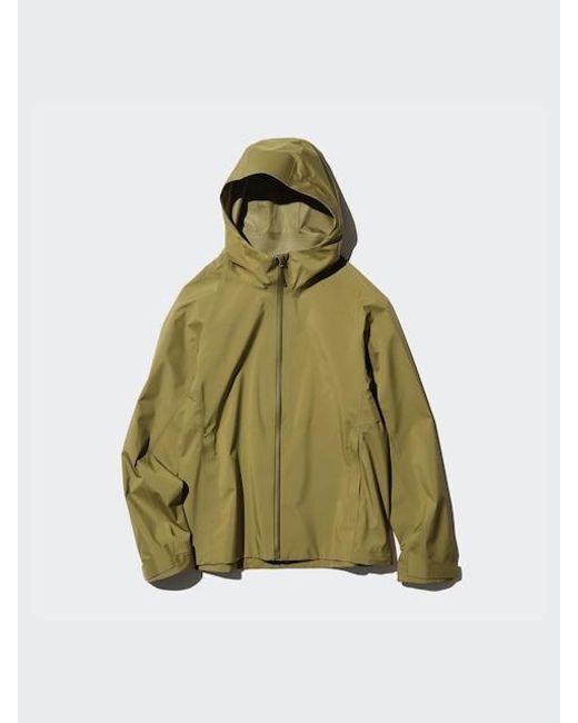 Uniqlo Green Blocktech Parka