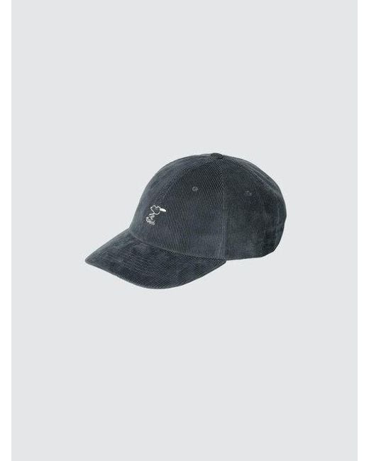 Uniqlo Blue Peanuts Ut Cap (Corduroy) for men