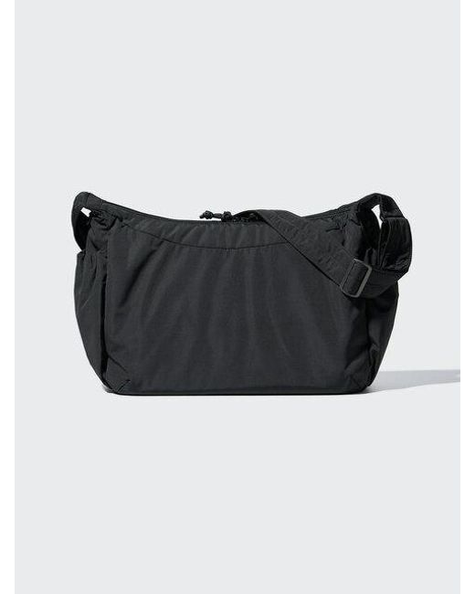 Uniqlo Black Puffy Shoulder Bag for men