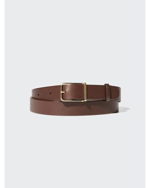 Uniqlo White Clean Belt