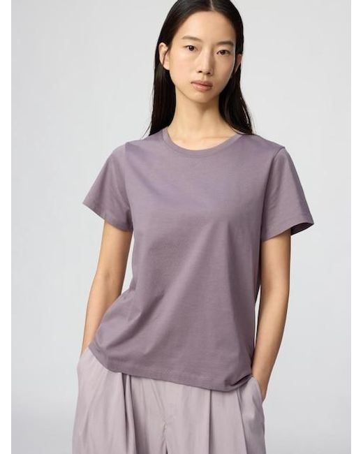 Uniqlo Purple 100% Supima Cotton T-Shirt