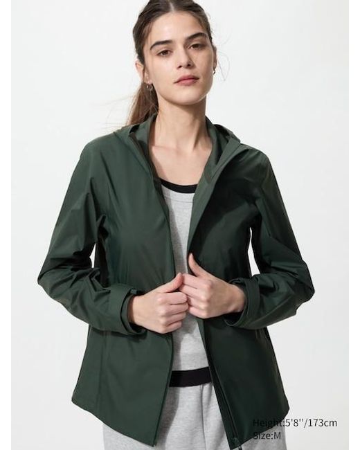 Uniqlo Green Blocktech Parka
