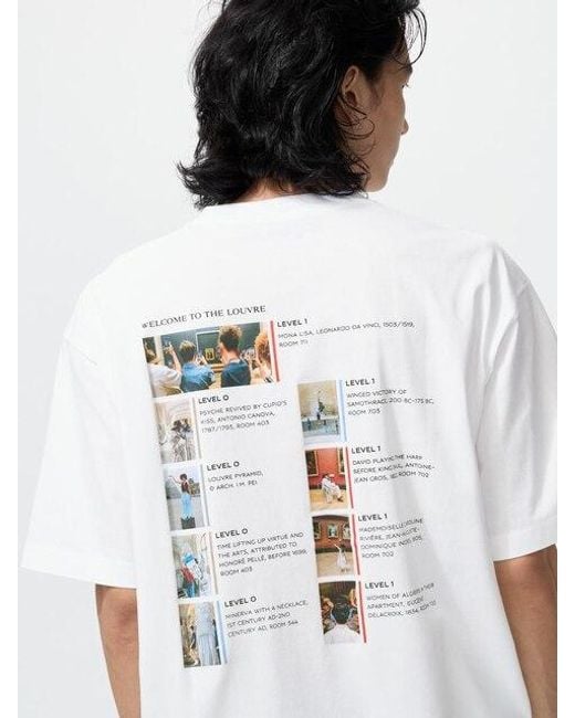 Uniqlo Black The Louvre Ut T-Shirt for men