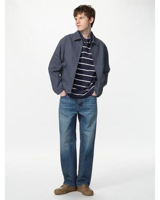 Uniqlo Blue Straight Jeans for men