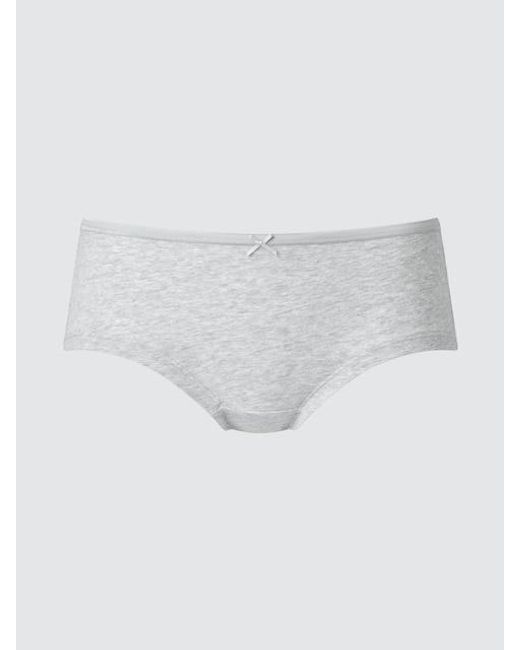 Uniqlo White Briefs (Low Rise, Ribbon)